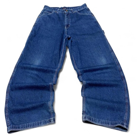 Vintage Tommy Hilfiger dark wash blue carpenter pants - Picture 2 of 7